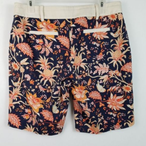 Leifsdottir Maypop Floral Bird Print Shorts - Picture 3 of 6